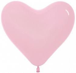 Латексный шар - Розовое сердце - 35 см