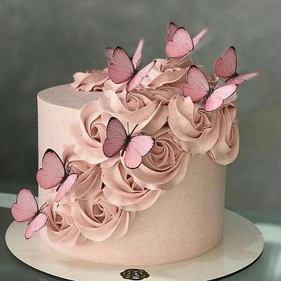 Торт "Бабочки" 1