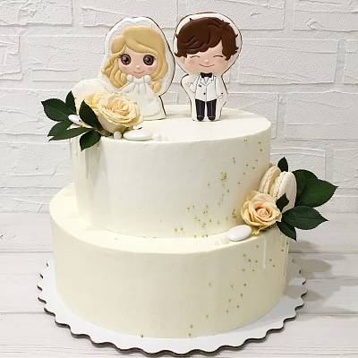 Свадебный торт " В счастливую жизнь" 1