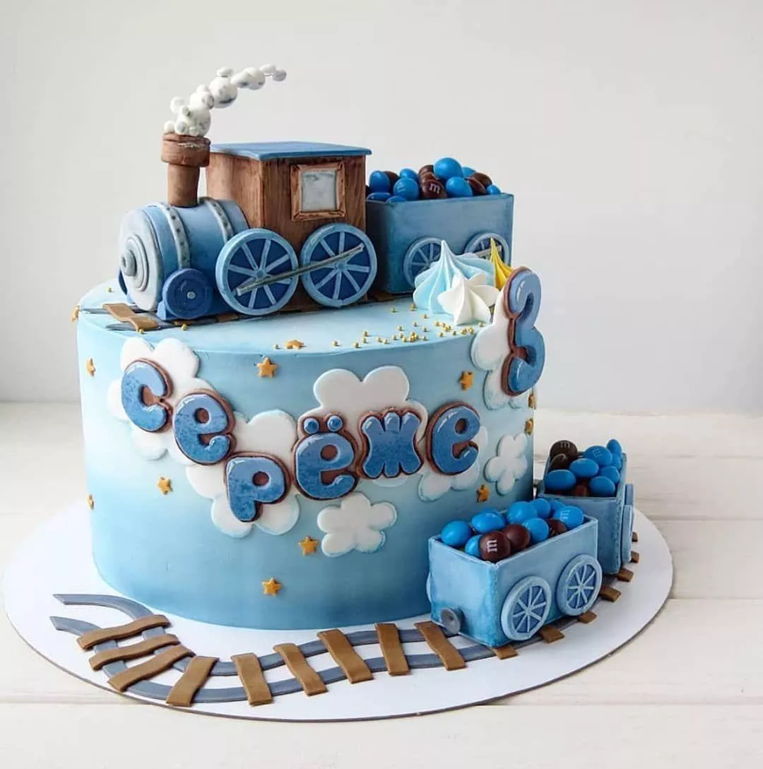 Торт "Поезд в детство"